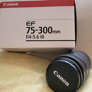 Canon Lens  EF 75-300 NIB